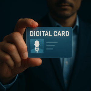 La Digital Card è il tuo biglietto da visita 100% virtuale, ideato per professionisti e aziende che vogliono condividere i propri contatti in modo immediato, sostenibile e sempre aggiornato. A soli 9,90 € una tantum, riceverai le credenziali per accedere alla dashboard e potrai selezionare tra più template professionali, senza alcun prodotto fisico: tutta la gestione avviene online, in tempo reale. Zero sprechi, massa sostenibile: scegli la Digital Card per eliminare la plastica e la carta monouso, rispettando l’ambiente.